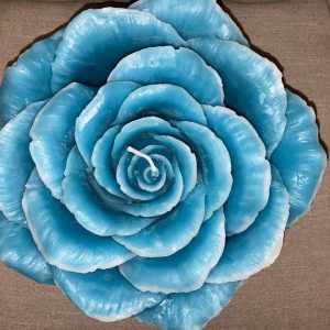 Candela a forma di rosa con bocciolo estraibile CERERIA DI PARMA