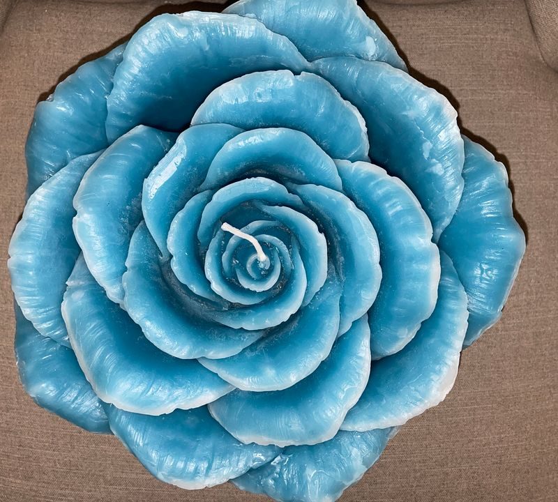 Candela a forma di rosa con bocciolo estraibile CERERIA DI PARMA