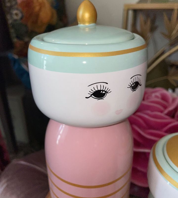 Barattolo in ceramica Miss Etoile