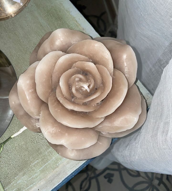 Candela a forma di rosa CERERIA DI PARMA