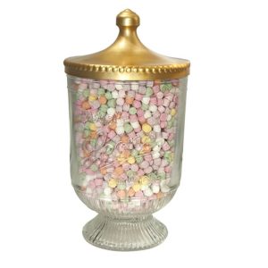 Vaso in vetro con pastiglie LEONE 1857