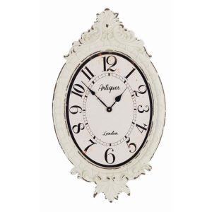 Orologio da parete bianco collezione "Trova il Tempo" Blanc Mariclò 36x6,5x61