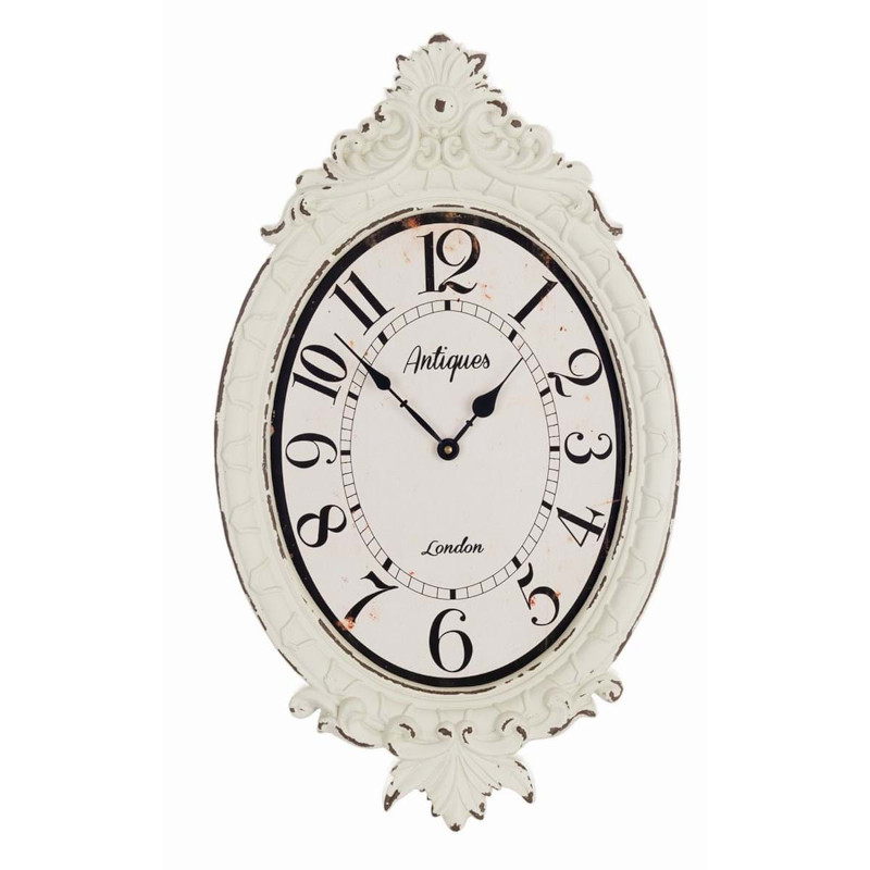 Orologio da parete bianco collezione "Trova il Tempo" Blanc Mariclò 36x6,5x61