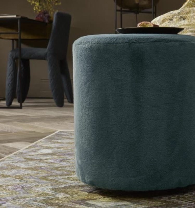 Pouf FURRY DENIM Essenza Home 40x40x43