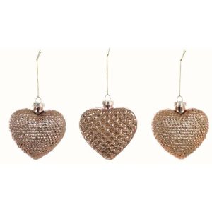 Decorazione cuore ass. 9X10X5 | Blanc Mariclò