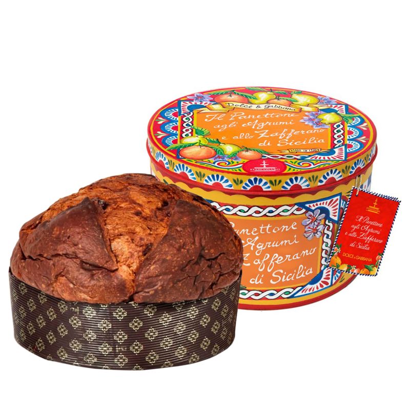 Panettone agli Agrumi e Zafferano di Sicilia Dolce & Gabbana 500gr