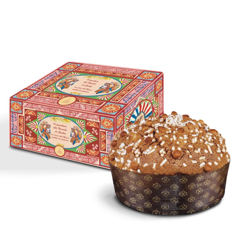 Panettone alle nocciole di Sicilia con crema alla manna Dolce & Gabbana