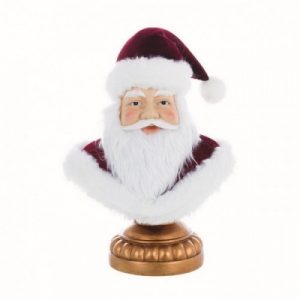 Decoro Santa claus con pelliccia Blanc Mariclò