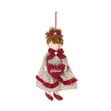 DECORAZIONI NATALIZIE Bambola con dedica h30