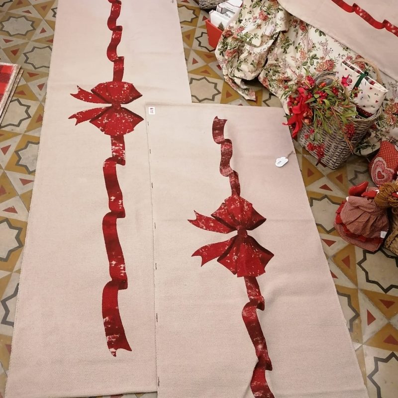 Tappeto passatoia cotone Rouge Stonewash – Nuvole di Stoffa 60x120 cm