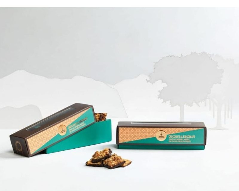 Cubaita al cioccolato Dolce croccante al pistacchio, mandorle e sesamo. 180 GR