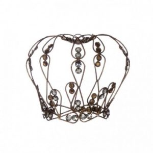 Corona decorativa a filo di ferro