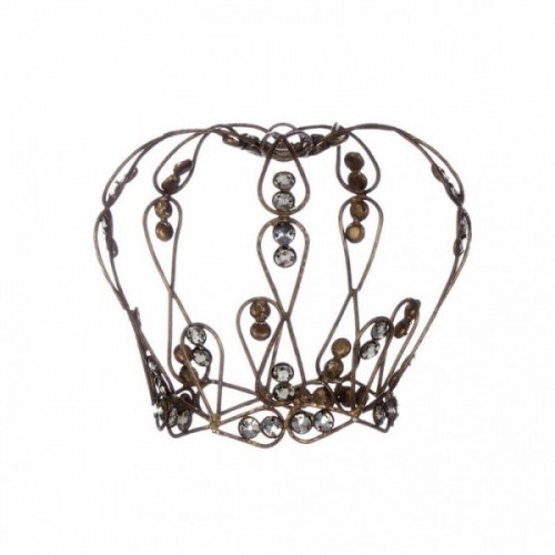 Corona decorativa a filo di ferro