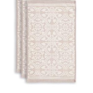 Asciugamano ospite 30x50 Tile de Pip Khaki