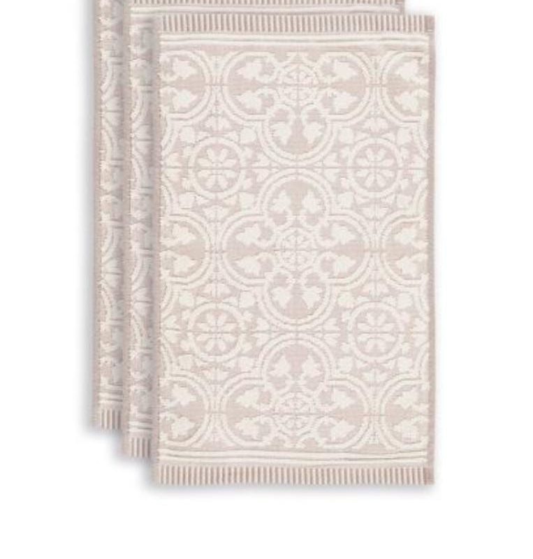 Asciugamano ospite 30x50 Tile de Pip Khaki