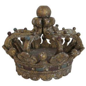 Decoro corona diametro 42 x H 33 Blanc Mariclò