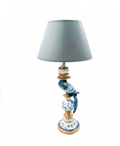 Lampada Ricaricabile USB con Base Pappagallo e Paralume di Royal Family L20 L20 H58