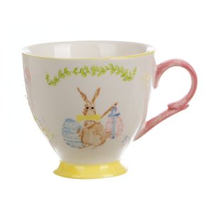 Tazza The Ceramica collezione "Il Paese delle Meraviglie" Blanc Mariclò 12x9x8,5 cm