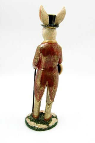 Coniglio con orologio e bastone Royal Family - immagine 6