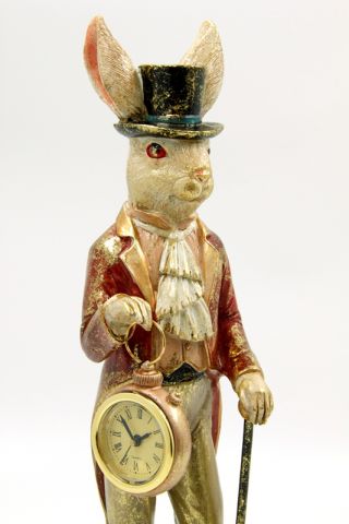 Coniglio con orologio e bastone Royal Family - immagine 4