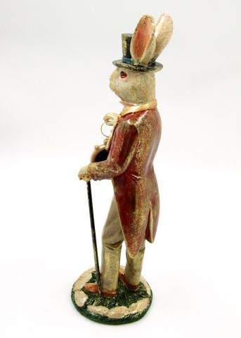 Coniglio con orologio e bastone Royal Family - immagine 5