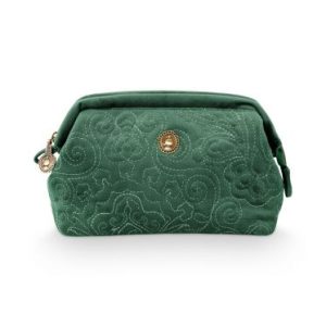 Borsa Cosmetica Piccola Trapuntata Verde 19x12x8,5 cm Pip Studio