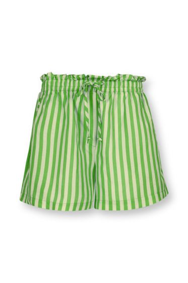 Pantaloni Corti Sumo Rigati Verde taglia L Pip Studio