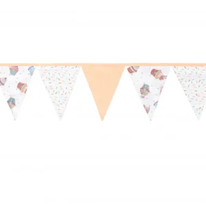 Festone Bandierina Cup Cake Nuvole di Stoffa