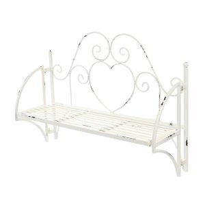 Mensola Metallo Cuore L 55 x H 40 x P 20 cm Nuvole di Stoffa