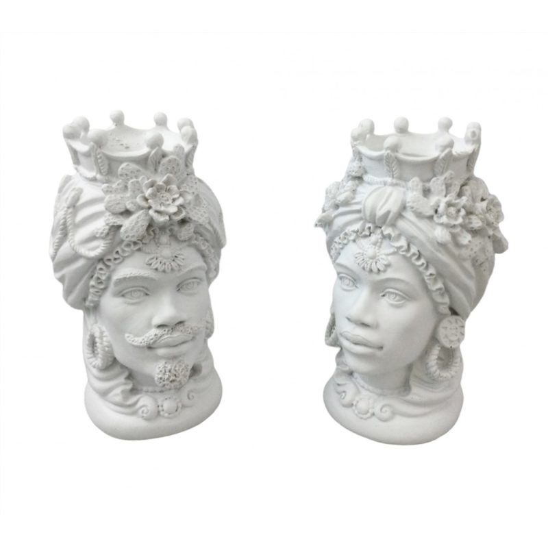 Teste di Moro Bianche h 11 cm Lamart Palais Royal