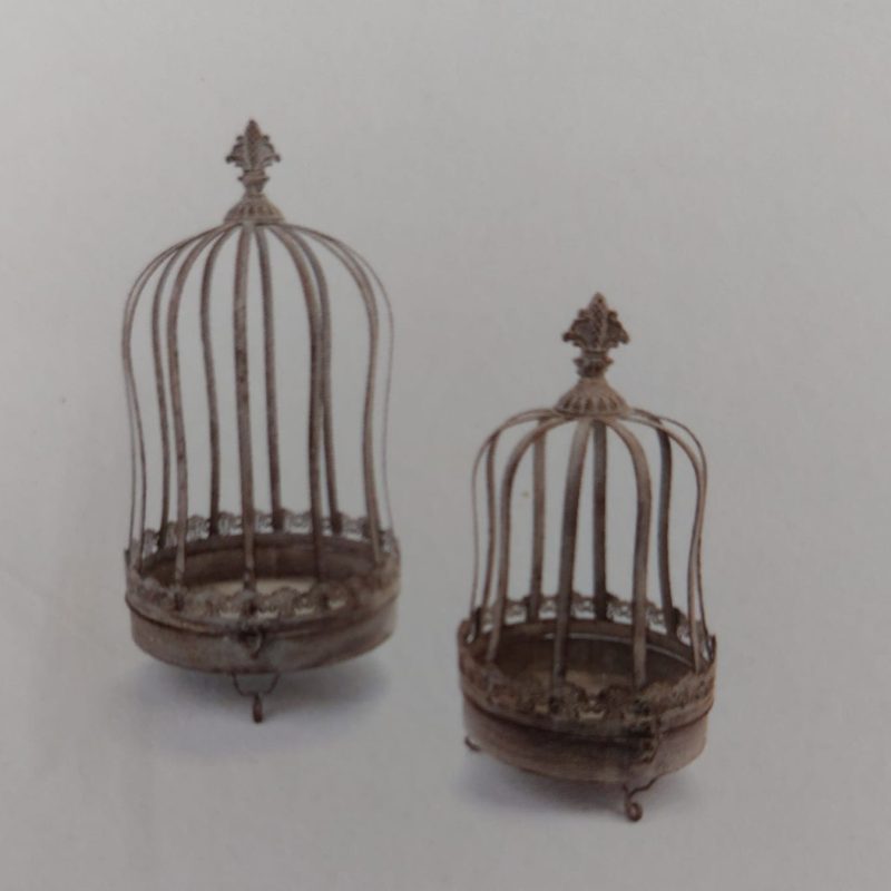 Lanterne metallo set due Nuvole di Stoffa