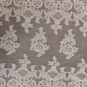 Coppia di Tendine Petra con smerlo laterale color Biscotto Chez Moi