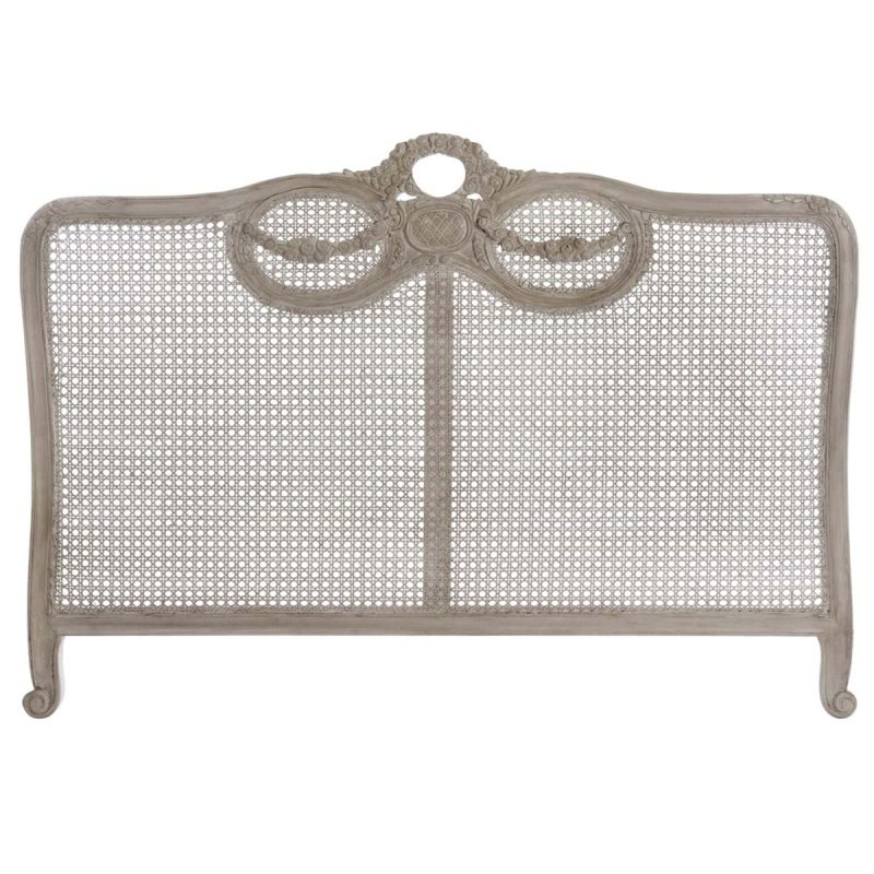 Testata letto in legno matrimoniale 180x4x130cm Blanc Mariclò