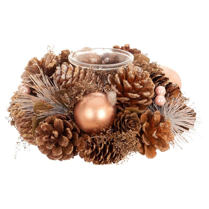 Porta Candela collezione "Sottobosco" Blanc Mariclò