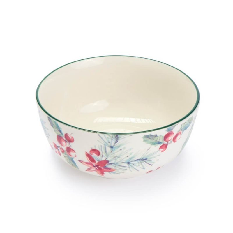 Tazzone con "Agrifoglio" h 6,5 cm Nuvole di Stoffa