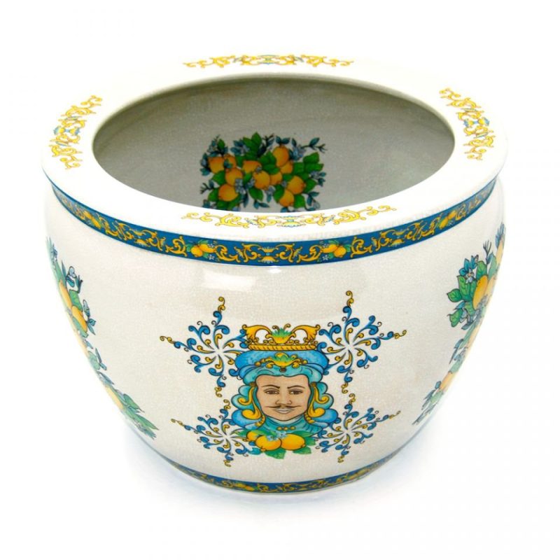 Portavaso cm 37 "Profumo di Sicilia" Royal Family