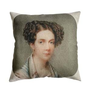 Cuscino stampato 45x45 cm collezione Sage Velvet di Blanc Mariclò