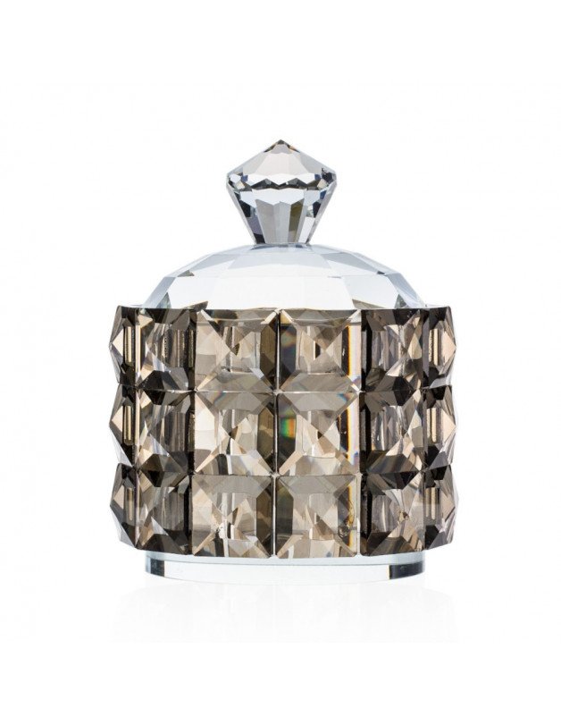 Scatola Piccola Rotonda Fumè 9 7x12,5 cm Emò