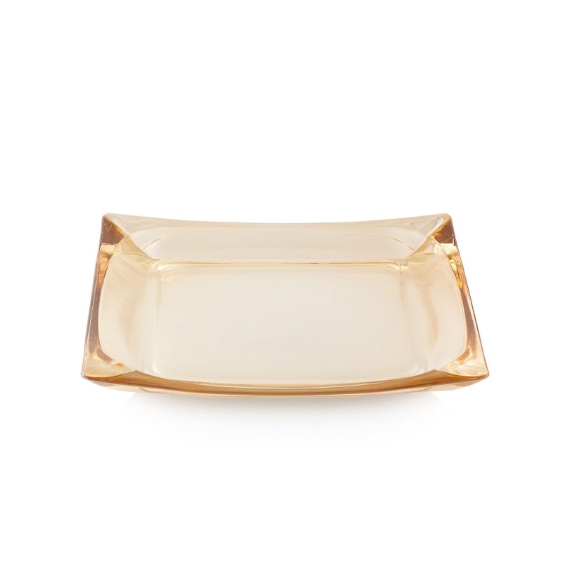 Centrotavola Piano Ambra 27x27x2 cm Emò