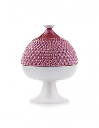 Scatola con coperchio Rosso Emò cm14,5x 20