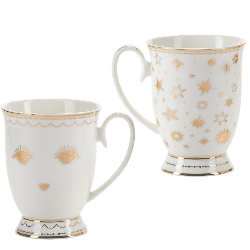 Set 2 Mug Stars Miss Etoile