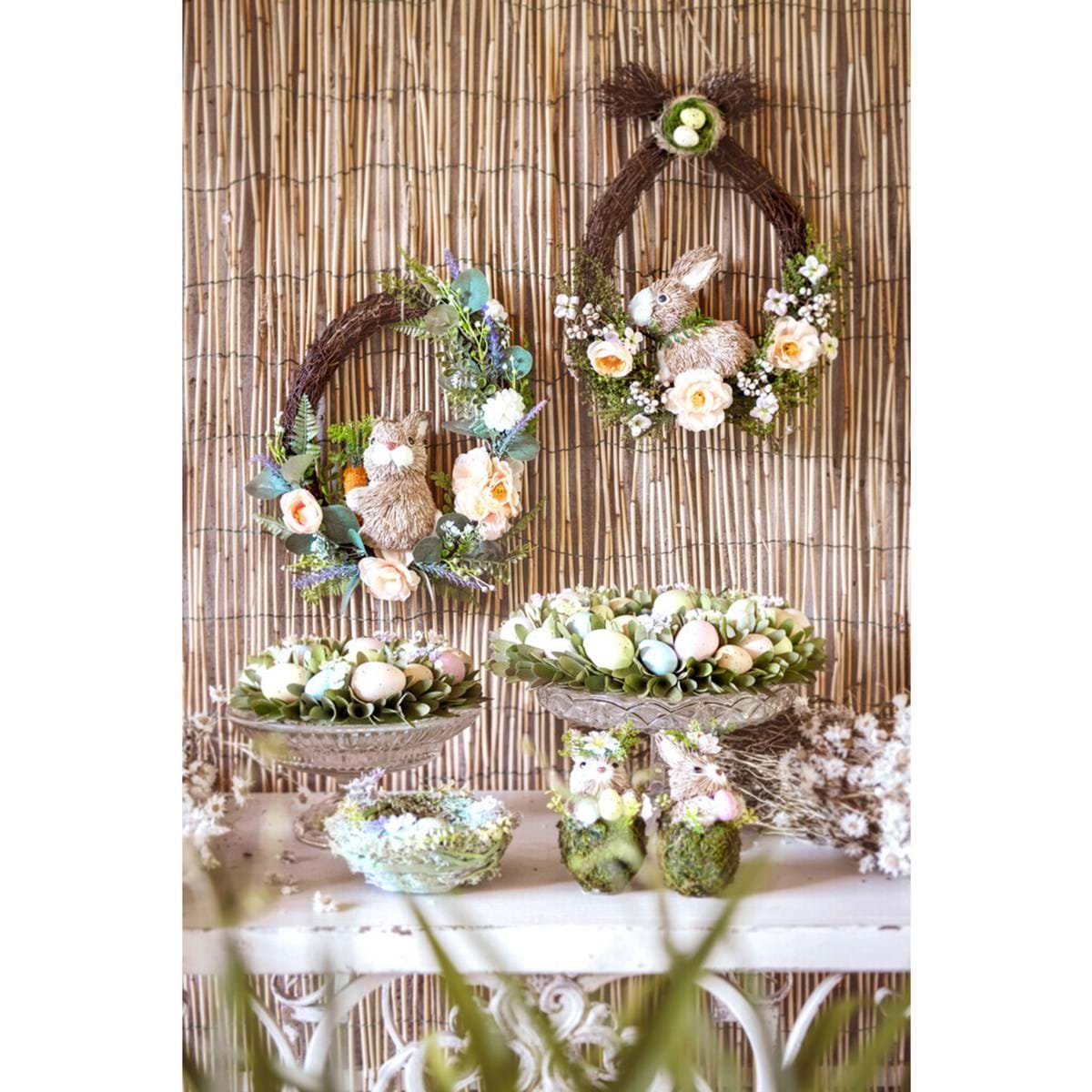 Decoro Coniglietto 2 varianti 8x8x13 cm collezione Corellidi Blanc Mariclò - immagine 2