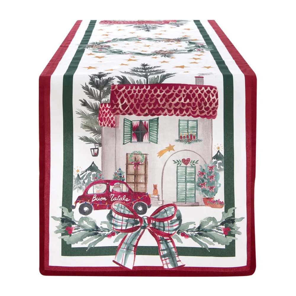 Runner Blanc Mariclo Natale Italiano Collection