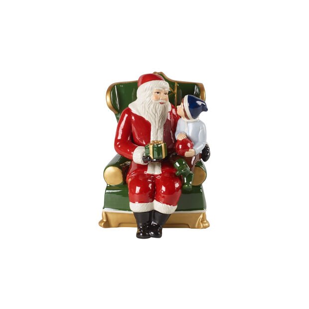 Babbo Natale su poltrona Villeroy & Boch 10x10x15 cm