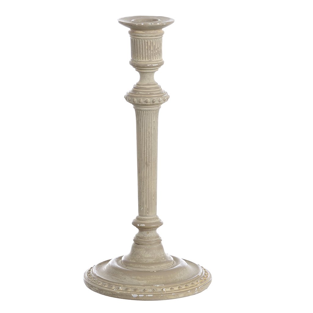 Porta Candela Blanc Mariclò collezione Gipsoteca H 23 cm