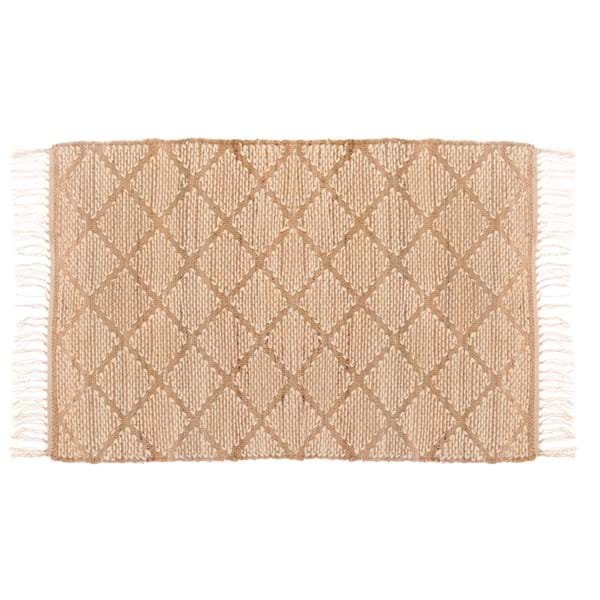 Tappeto in lana e juta 120x170 Blanc Mariclò