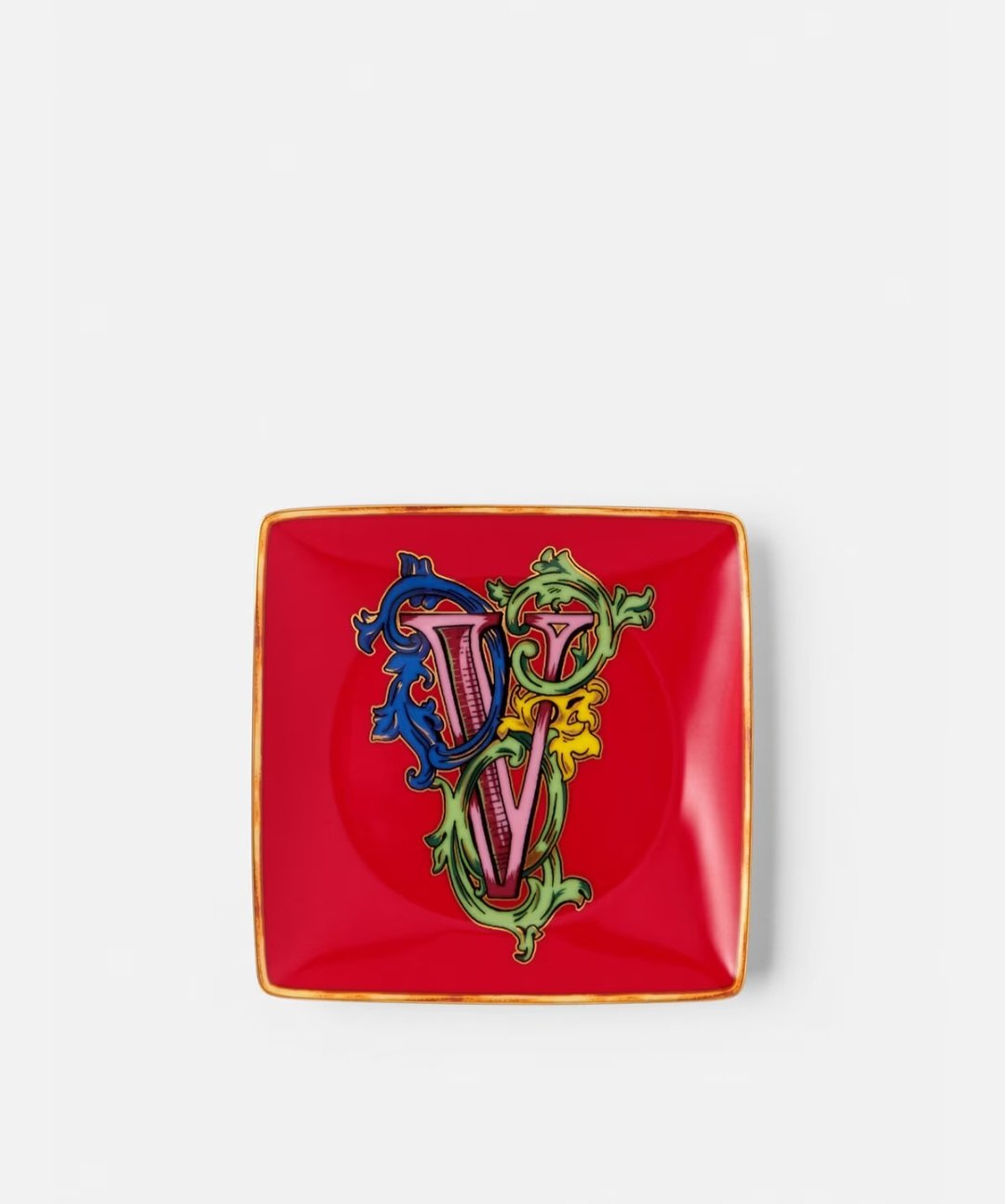 Coppetta quadrata Versace Holiday Alphabet V 12 cm