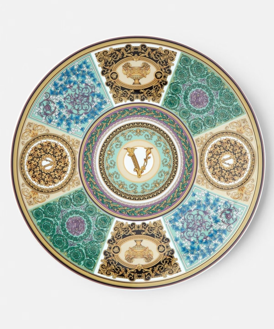 Piatto Porcellana Versace Barocco Mosaic 33 cm