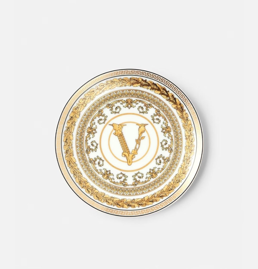 Piatto piano Versace Virtus Gala White 17 cm