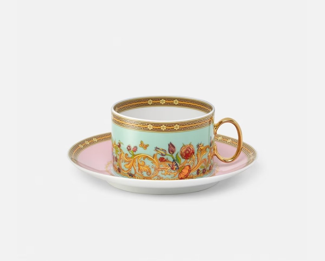 Set da te tazzina con piattino Le Jardin de Versace